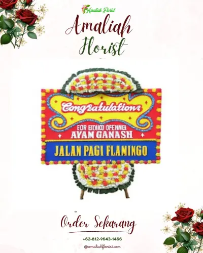 Bunga Papan Congratulation di Compreng